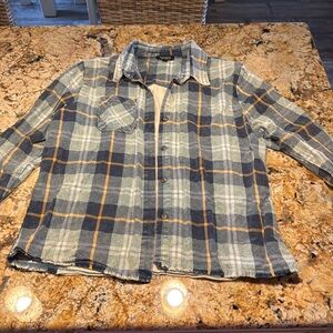 Plaid long sleeve country shirt size large LaLa Land Creative Co brand